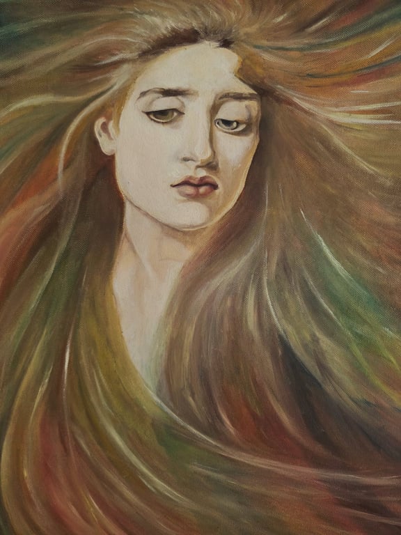 Oil Study - The Martyr of the Solway