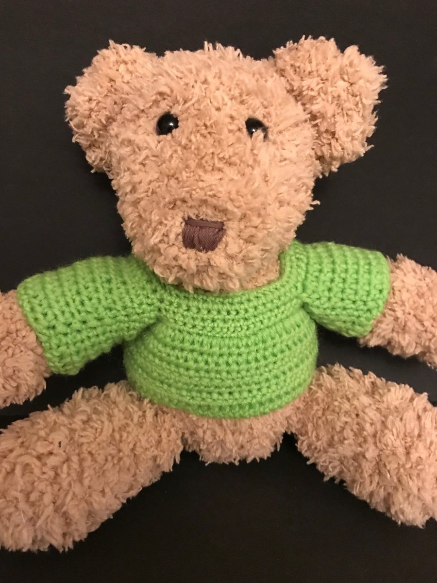 Fluffy Teddy Bear - Crocheted Soft Toy