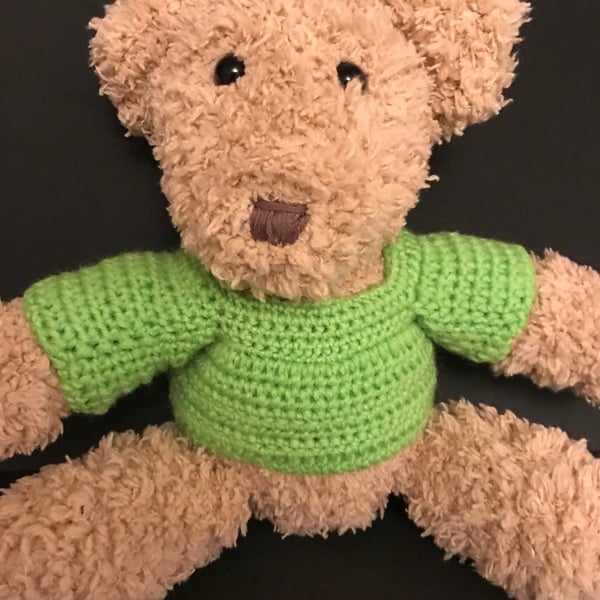 Fluffy Teddy Bear - Crocheted Soft Toy