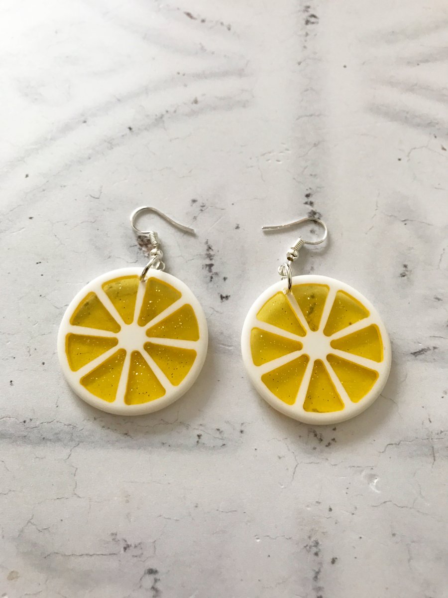 Lemon Slice Earrings 