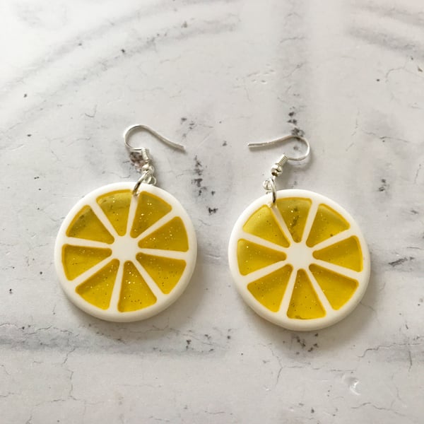Lemon Slice Earrings 