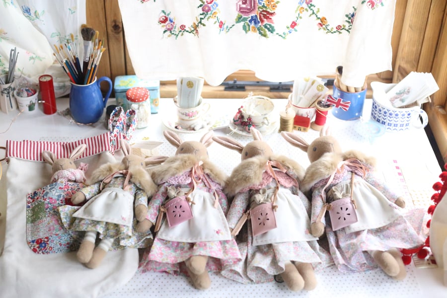 Reserved listing for Emma H - 1 Heirloom Liberty Bunny