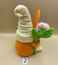 Gnome for the Summer. Sitting Gnome for Display. Unusual Colours. Home Decor. - Image 6