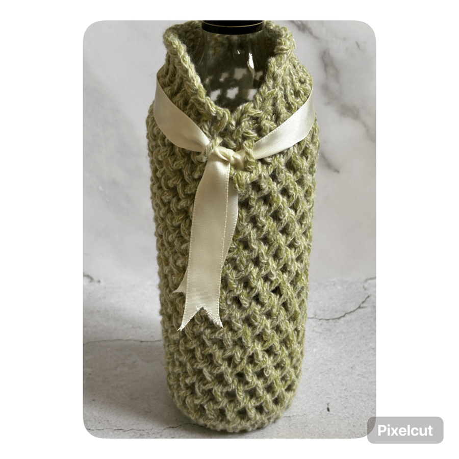 Knitted Wine Bottle Cover