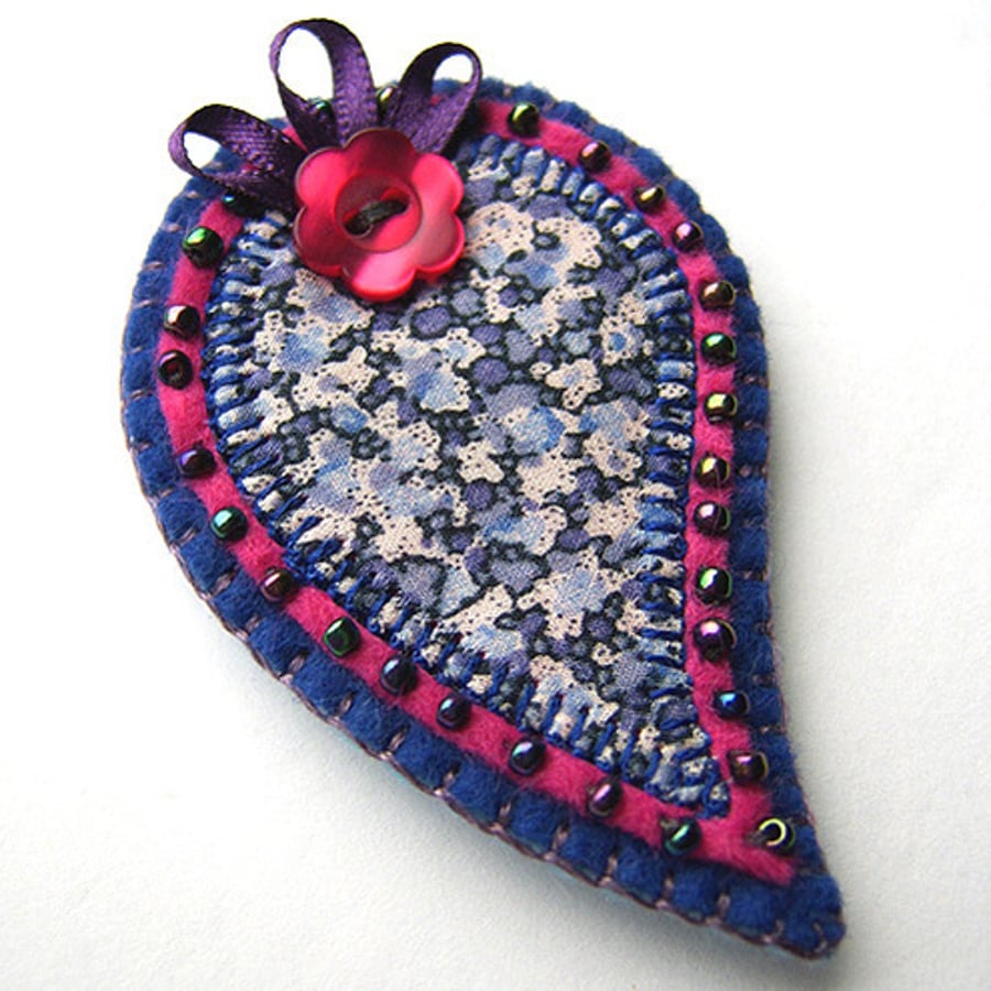 Paisley Brooch