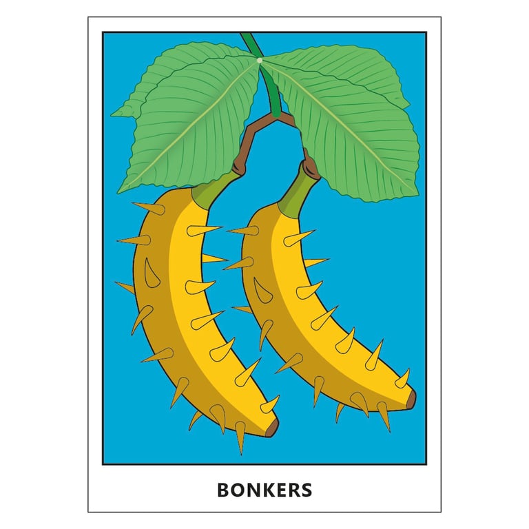 Bonkers Postcard