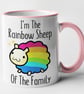 I'm The Rainbow Sheep Of The Family Novelty Gay Mug Gift Idea Funny Joke Present - Image 4