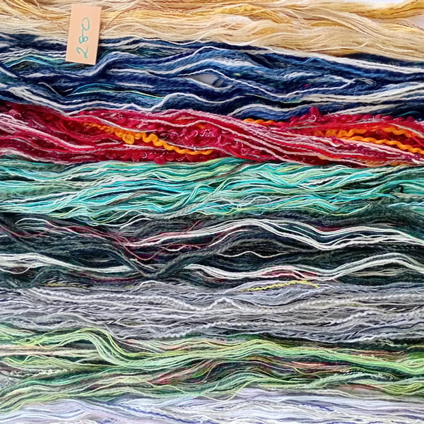 Threads, yarns and fibres for creative arts and textile crafts