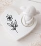 Handmade Angel Decoration on Heart Base