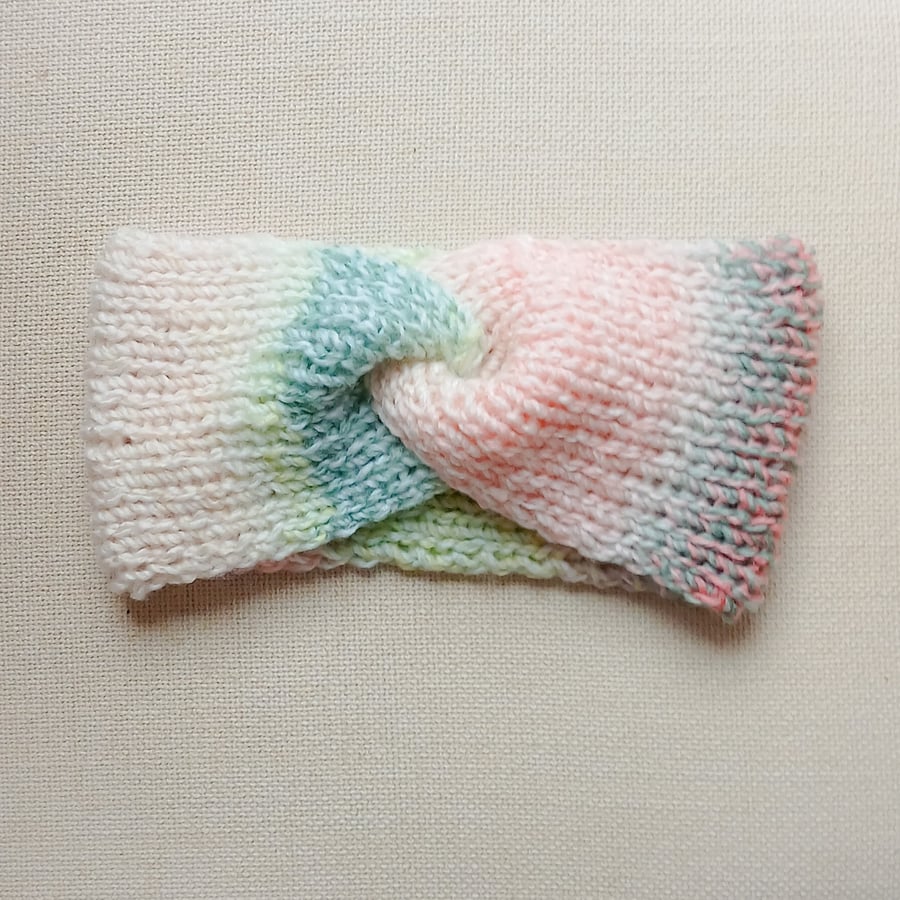HAND KNIT Ladies Springtime Headband