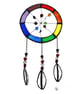 Dreamcatcher Stained Glass Suncatcher  Rainbow 029 - Image 2
