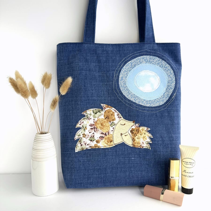 Sleepy Hedgehogs Tote Bag