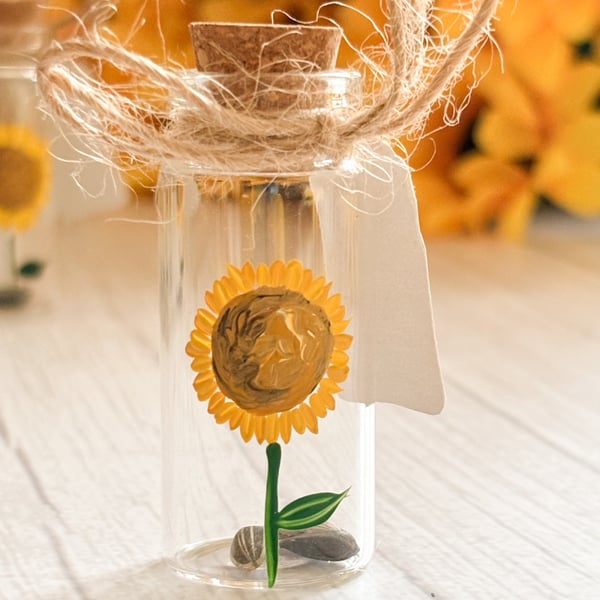 Sunflower Wish Jar 