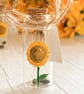 Sunflower Wish Jar, Hand Painted gift  - Image 1