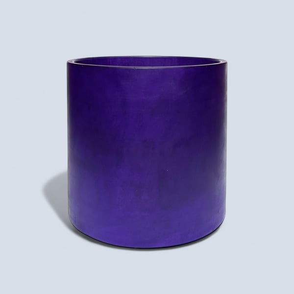 Extra Large Indigo Plant Pot - Unique Indoor Statement Violet Planter