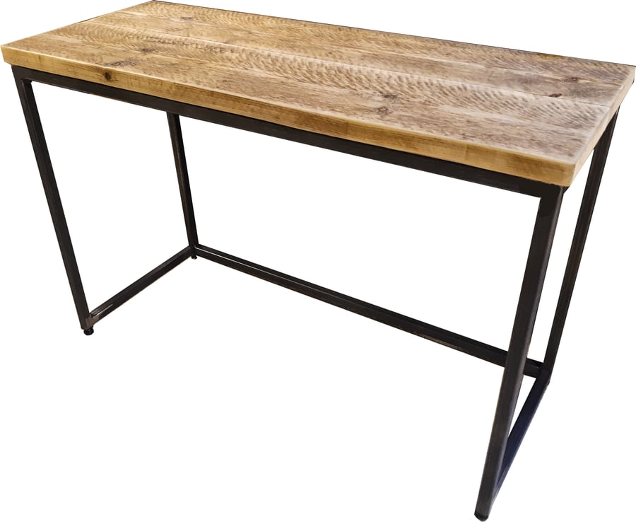 Steel & Reclaimed Scaffold Board Rustic Industrial Look Desk
