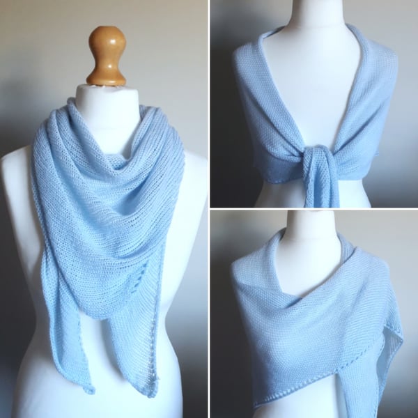 100% Merino Shawl, Wrap,  Stole, Scarf