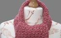 Rich Pink Shade Crochet Scarves