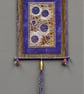 ABE001 -  Moon Abstract Embroidery Wall Hanging 12.5cm x 17.5cm - Image 2