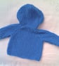 Knitted Hooded Jumper with Front Pocket, Baby's Jumper, Custom Make, Baby Gift - Image 2