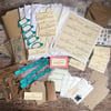 Junk journal kit includes file folder