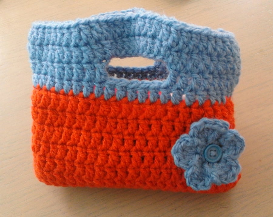 Small crocheted  children's bag