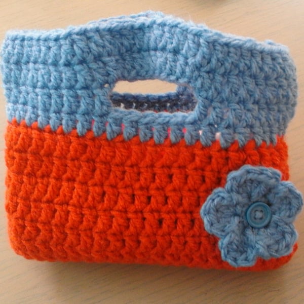 Small crocheted  children's bag