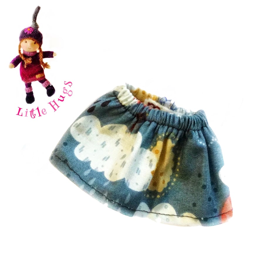 Rainy Day Skirt to fit the Little Hug Dolls 