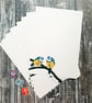 Bluetits A5 Writing Paper Set - Image 1