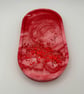 Eco resin oval trinket tray