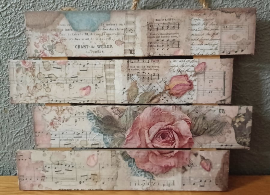Wall Hanging Collage - The Composer's Garden