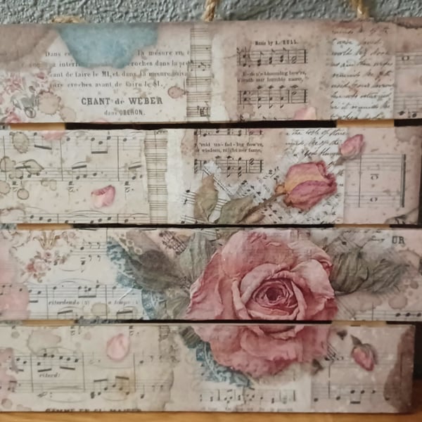 Wall Hanging Collage - The Composer's Garden
