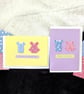 Handmade Origami Baby Card - Welcome to the World , Hello Little One