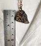 Small Cherry Wood Pendant Inlaid with Copper - Image 3
