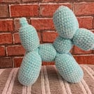 Crocheted balloon dog