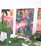 Sundown Art Print: Paradise Collection: palm tree, summer island holiday - Image 6