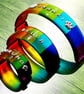 Handmade Glass Skinny Sized Rainbow Bridge - Pet Loss Optional Name, Paws, Card - Image 5