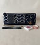 Pencil Case Indigo Japanese Fabric Patchwork - Image 2