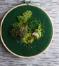 Moss embroidery handstitched home decor  - Image 2