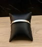 "Sustain" - Heavy Sterling Silver Bangle 48g - Made to any size - 6.4mm x 3.2mm  - Image 3