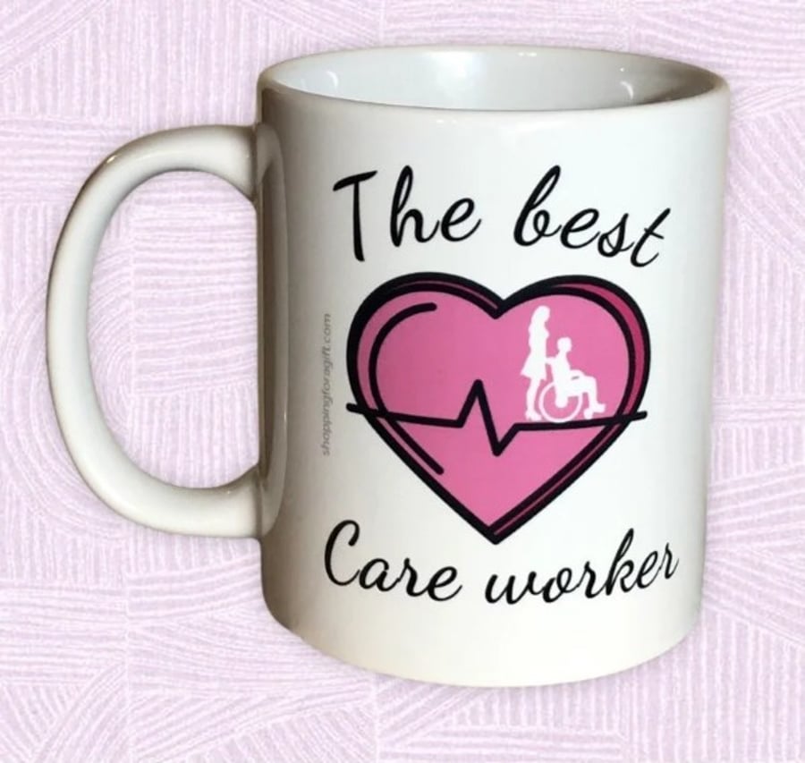 The Best Care Worker Mug. Gifts for Care Workers