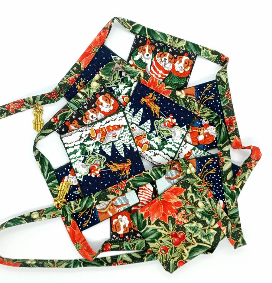 Christmas Bunting NO POSTAGE 394LF