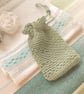 Soap Bag, scrubber, organic certified cotton - Image 5
