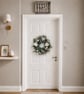 Handmade Cream & Lavender Door Wreath - Floral Door Wreath - Year Round - Image 7