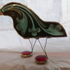Stained Glass Quirky Christmas Bird -  John