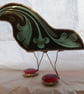 Stained Glass Quirky Christmas Bird -  John