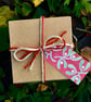 Christmas Red Mistletoe Country Mug - Hand Painted - Image 7