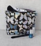 Large zipped pouch, project bag, cosmetic bag, butterflies - Image 5