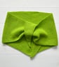 Lambswool neckerchief - lime - Image 2