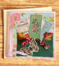 Vintage-Style “Perfect Moments” Greeting Card – Handmade & One-of-a-Kind